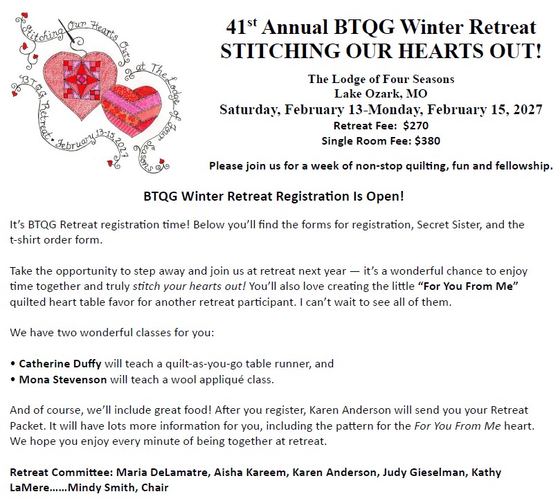 2028 Winter Retreat
